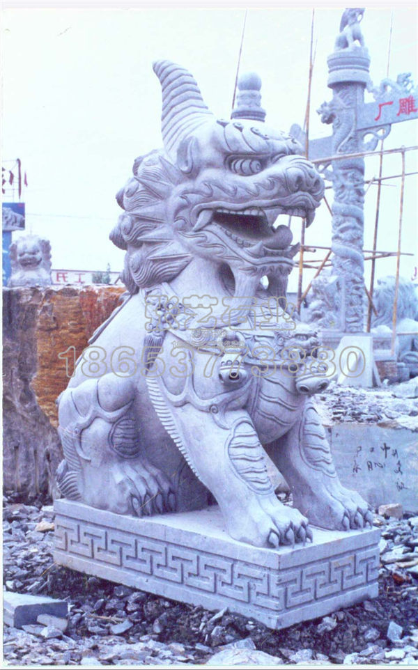 石雕動物獨角獸