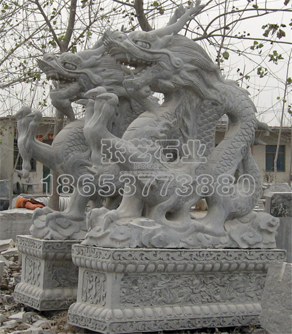 祥龍石雕動物雕塑