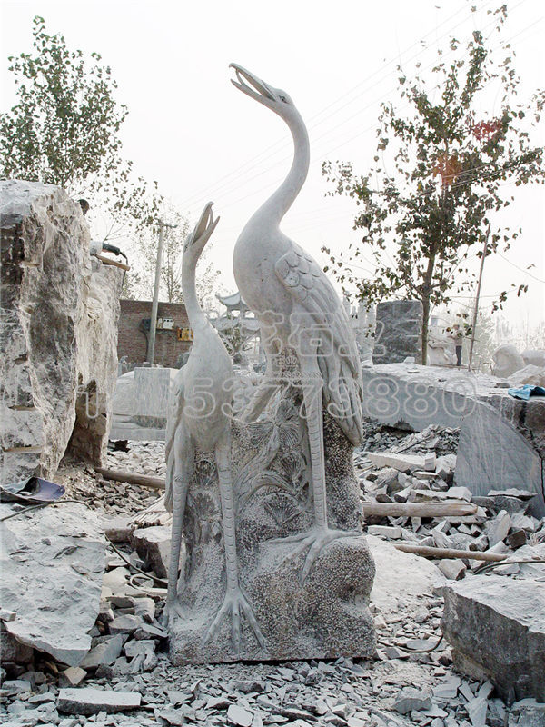 仙鶴石雕動物廠家