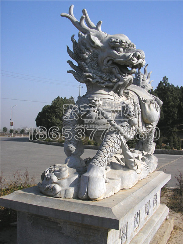 石雕動物,麒麟獻寶