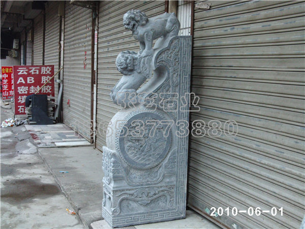 專業加工門口擺件抱鼓石,仿古抱柱石