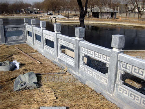 人工湖防護欄石欄桿