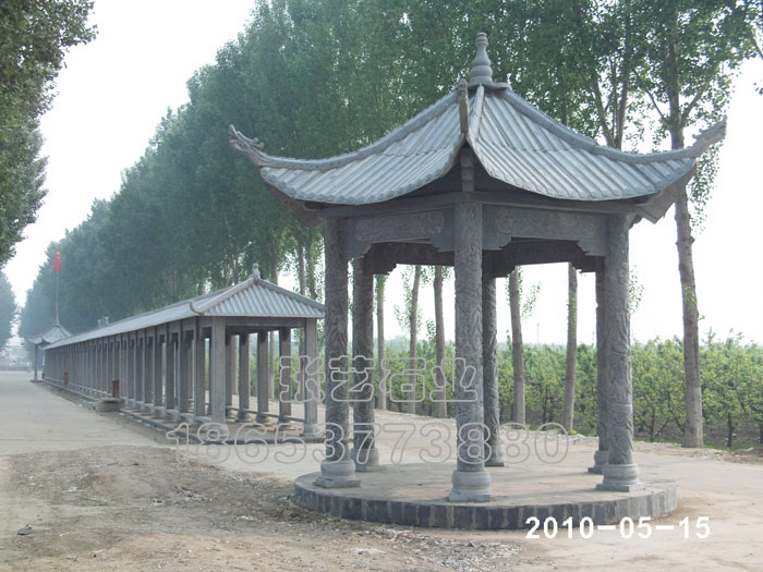 石雕亭子按照層數劃分單層和雙層 