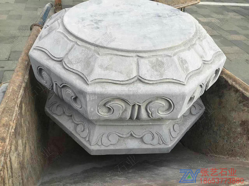 青石柱礎石-八角柱基石