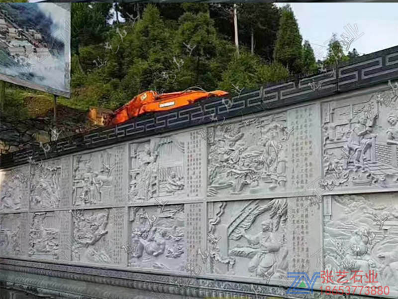 二十四孝浮雕壁畫文化墻