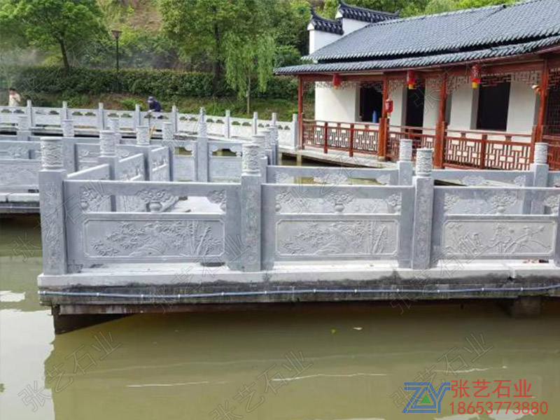 景區河道石欄桿安裝