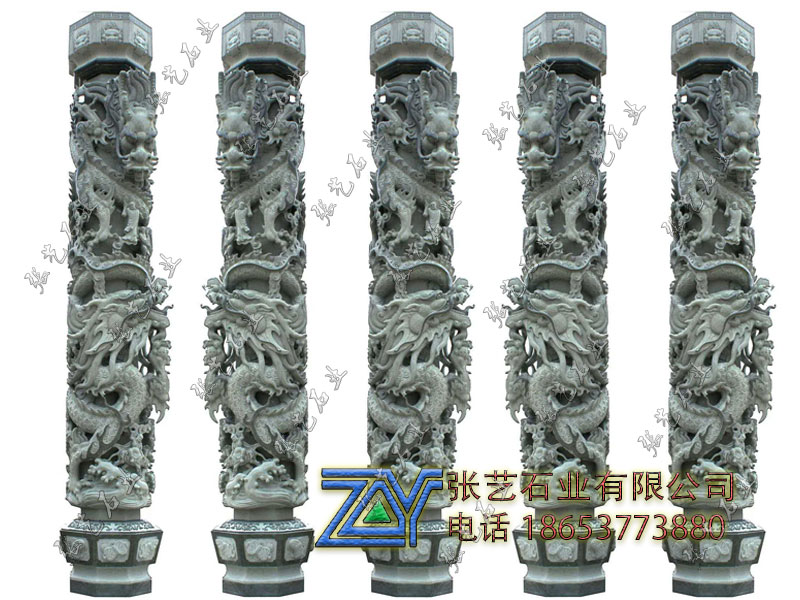 石龍柱之蟠龍石柱的由來為什么又叫滾龍柱即文化柱