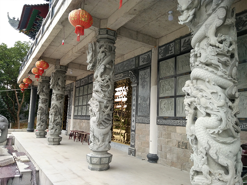 石雕龍柱在運用中的優勢