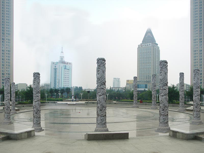 廣場石龍柱石材選擇