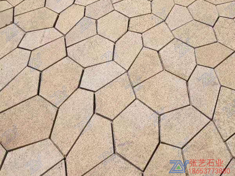 黃銹石冰裂紋鋪地石