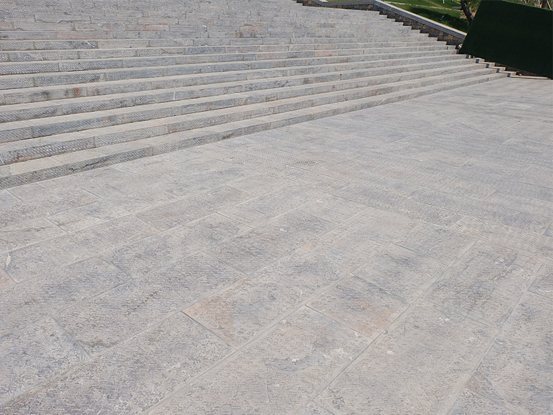 景區(qū)青石板材臺階鋪裝效果