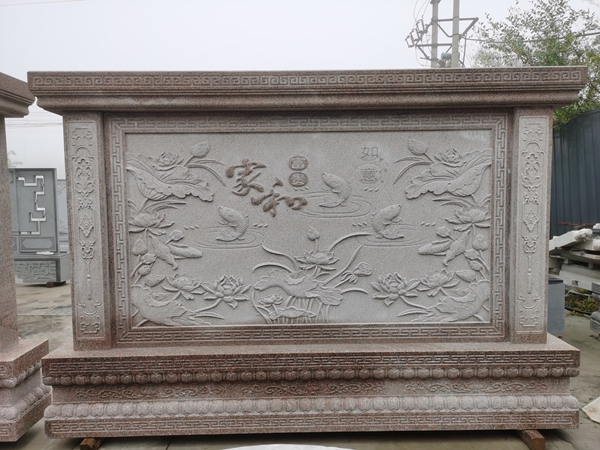 別墅庭院石雕影壁