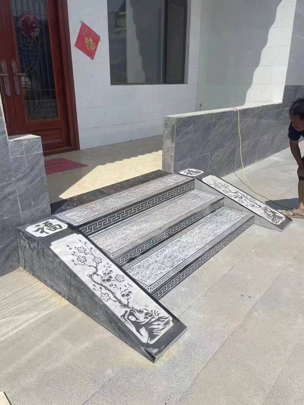 庭院青石祥云臺階踏步石